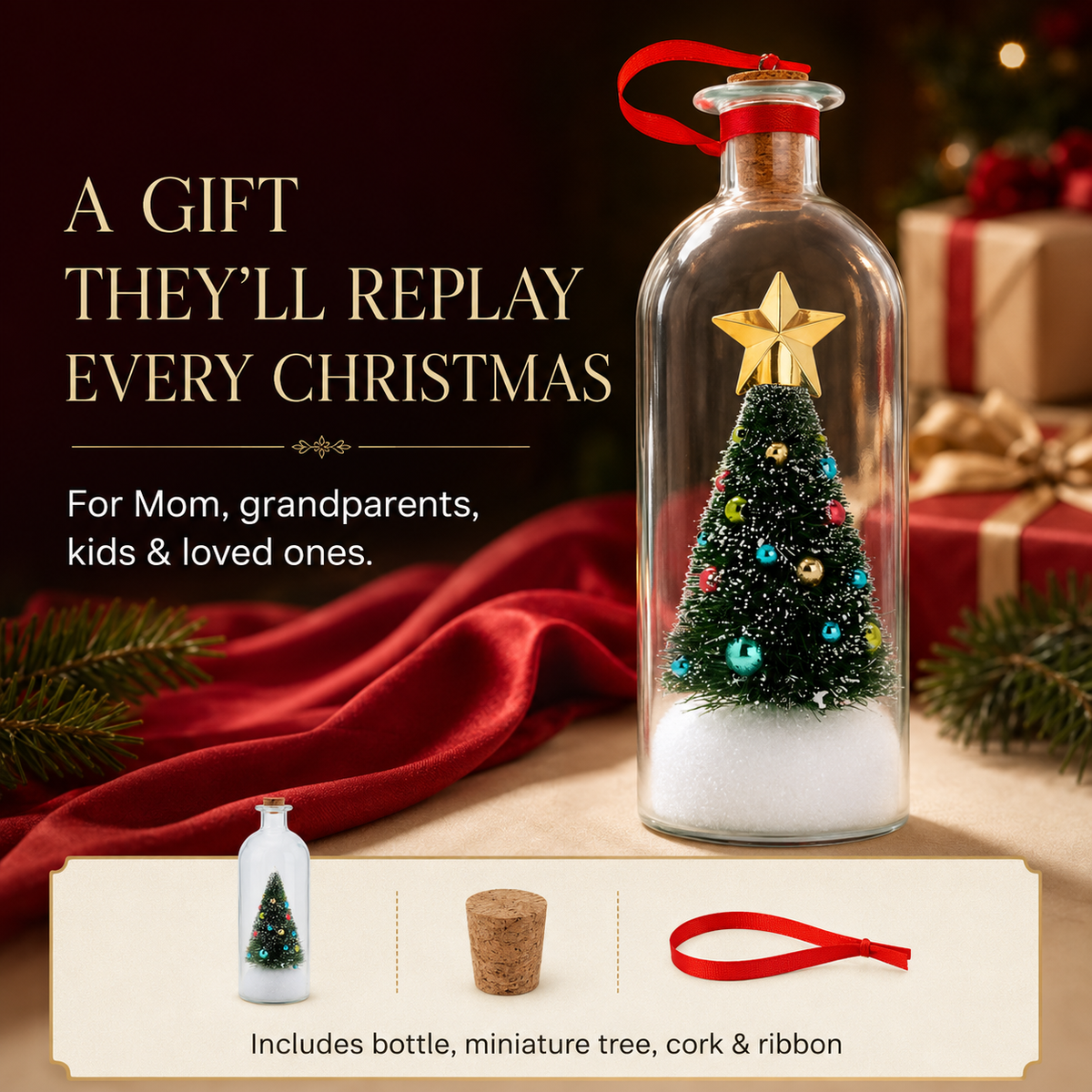 TopSpire™ Record-a-Message Christmas Tree