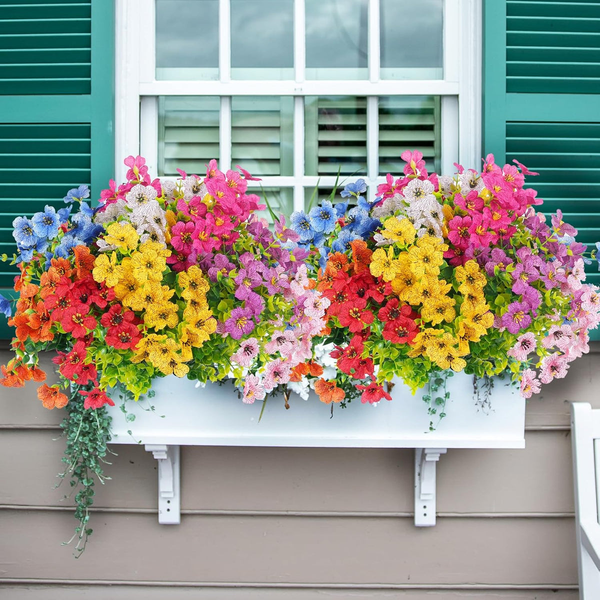 💐🌸Last Day Sale 49% OFF💐 UV Resistant Colorful Artificial Flower(With a flower basket)