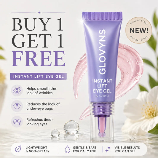 ✨ GLOVYNS Instant Lift Eye Gel – Smooth Wrinkles & Reduce the Look of Under-Eye Bags 👁️💜