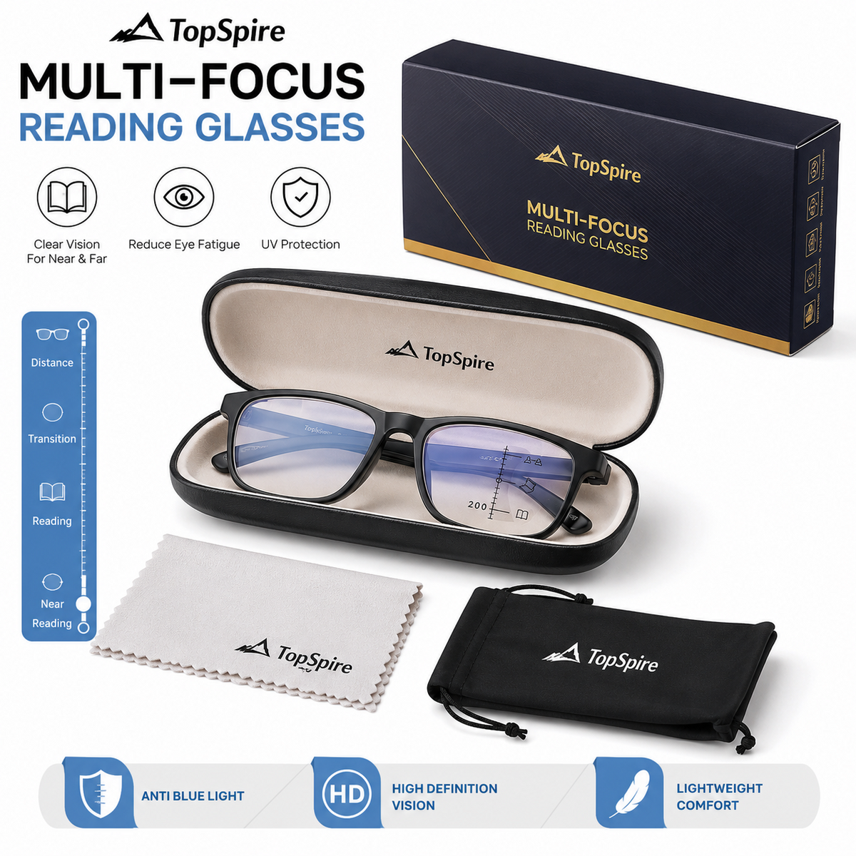 Almost Gone-🔥Topspire AutoFocus+ Multifocal Glasses