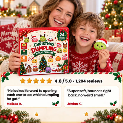 Christmas Dumpling Advent Calendar 2026 – 24-Day Stress Relief Surprise Set