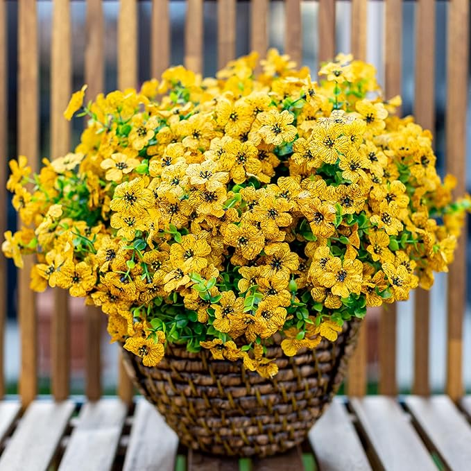 💐🌸Last Day Sale 49% OFF💐 UV Resistant Colorful Artificial Flower(With a flower basket)
