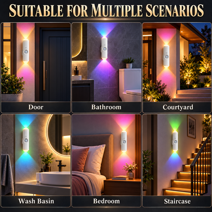 🌈 Motion Sensor Night Light – Rechargeable, Dimmable RGB Glow for Cozy Spaces
