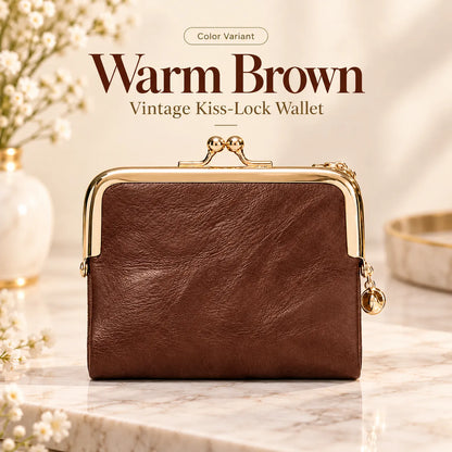 👛 Vintage Kiss-Lock Wallet | Compact & Chic