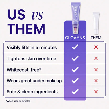 ✨ GLOVYNS Instant Lift Eye Gel – Smooth Wrinkles & Reduce the Look of Under-Eye Bags 👁️💜