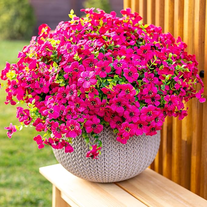 💐🌸Last Day Sale 49% OFF💐 UV Resistant Colorful Artificial Flower(With a flower basket)