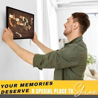 🔥Limited 49% off - USA Wooden Travel Map Puzzle for Adventure Lovers(2026)