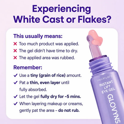 ✨ GLOVYNS Instant Lift Eye Gel – Smooth Wrinkles & Reduce the Look of Under-Eye Bags 👁️💜