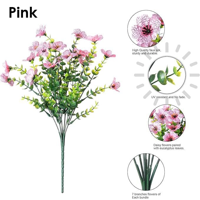 💐🌸Last Day Sale 49% OFF💐 UV Resistant Colorful Artificial Flower(With a flower basket)