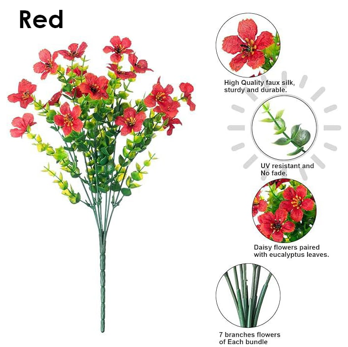 💐🌸Last Day Sale 49% OFF💐 UV Resistant Colorful Artificial Flower(With a flower basket)