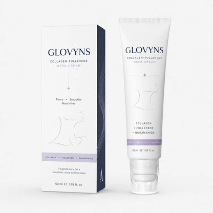 GLOVYNS™ 5-Roller Neck Firming Cream – Collagen & Hyaluronic Acid for Smoother, Tighter-Looking Neck Skin