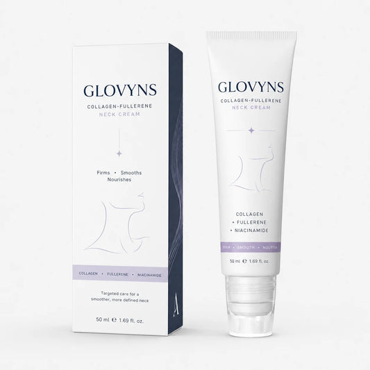 GLOVYNS™ 5-Roller Neck Firming Cream – Collagen & Hyaluronic Acid for Smoother, Tighter-Looking Neck Skin