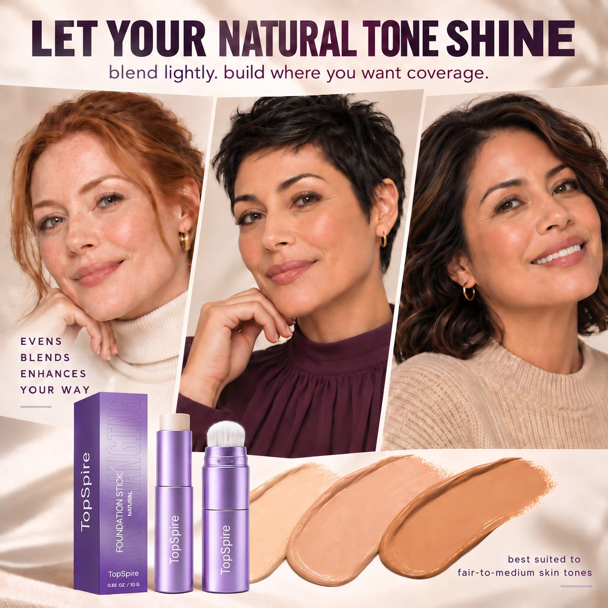 Changing Foundation Stick  – The stick that makes mature skin glow again