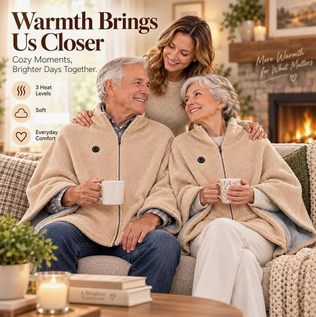 Glovyns Wearable Heated Blanket- Cozy Hands-Free Warmth