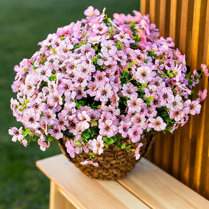 💐🌸Last Day Sale 49% OFF💐 UV Resistant Colorful Artificial Flower(With a flower basket)